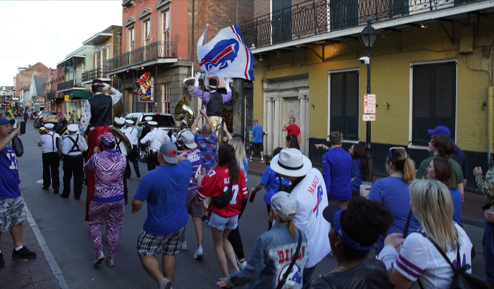 Buffalo Bills packers of NOLA Takeover Parade